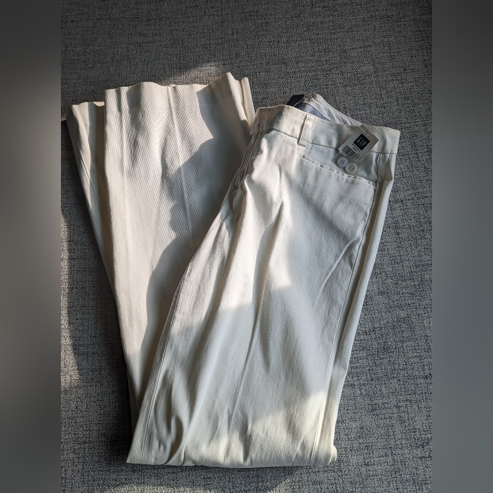 Original Flare White Long Gap Pants